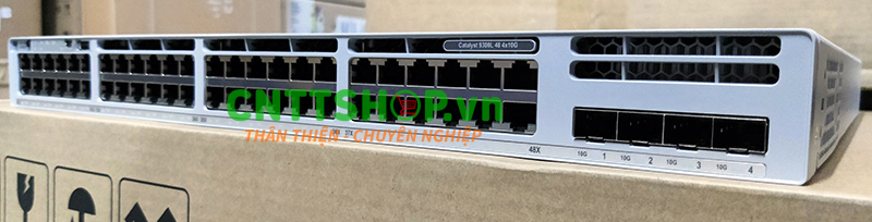 Cisco C9300L-48T-4X-E 48 Ports GE, 4X10G uplinks, Network Essentials