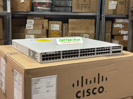 Switch Cisco C9300L-48P-4G-A, 48x1G PoE+, 4X SFP uplinks, Network Advantage