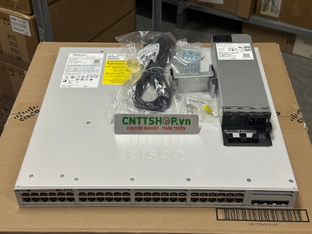 Switch Cisco C9300L-48P-4G-A, 48x1G PoE+, 4X SFP uplinks, Network Advantage