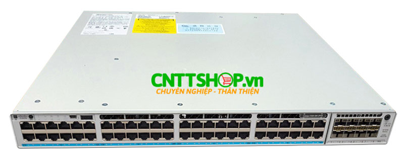 Switch Cisco C9300X-48HX-A 48-port 10G/mGig with modular uplink, UPOE+, Network Advantage