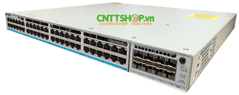 Switch Cisco C9300X-48TX-A Catalyst 9300 48-port 10G/mGig with modular uplink, data only, Network Advantage