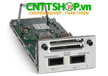 C9300X-NM-2C Card mạng Cisco 2 x 100G/40G dual rate QSFP Network Module