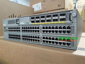 N9K-C93128TX - Nexus 9300 96p 1/10G-T & additional uplink module req.