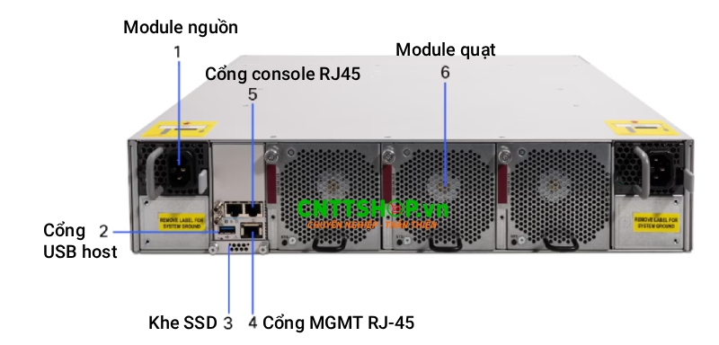 Thiết kế của Switch Cisco C9550-24L4CD