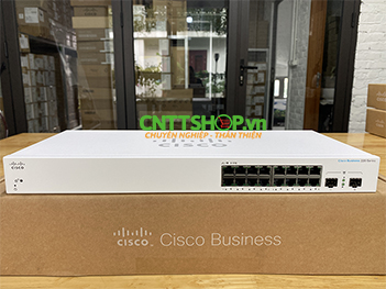 CBS220-16T-2G-EU Switch Cisco Business 16 Ports 1GE, 2 Ports SFP 1G Uplink