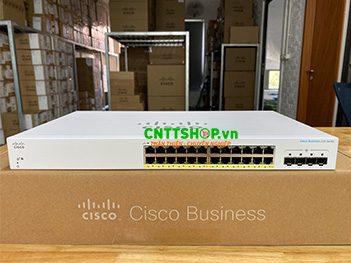 CBS220-24FP-4G-EU Switch Cisco Business 24 Ports 1GE PoE 382W