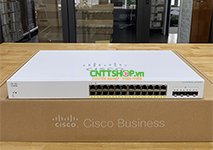 CBS220-24FP-4X-EU Switch Cisco 24x1GE PoE, 4 SFP+ 10G Uplink