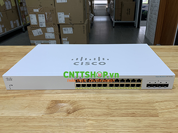 CBS220-24P-4G-EU Switch Cisco Business 24 Ports 1GE PoE 195W