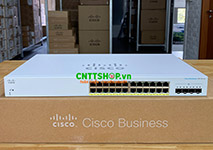 CBS220-24P-4X-EU Switch Cisco Business 24 Ports 1GE PoE 195W