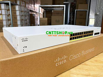 CBS220-24P-4X-EU Switch Cisco Business 24 Ports 1GE PoE 195W