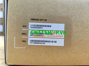 CBS220-24T-4X-EU Switch Cisco 24 Ports 1GE, 4 Ports 10G SFP+ Uplink