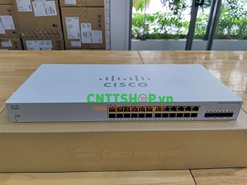 CBS220-24T-4X-EU Switch Cisco 24 Ports 1GE, 4 Ports 10G SFP+ Uplink
