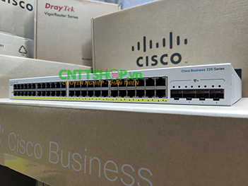 Switch Cisco Business CBS220-48P-4X-EU 48 port 10/100/1000 PoE+