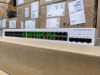 Cisco business 220 series switch CBS220-48T-4X-EU 48 port 1GE
