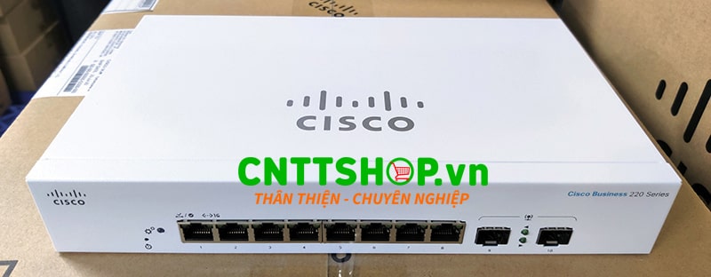 Switch Cisco Bussiness CBS220-8T-E-2G-EU 8 ports 10/100/1000
