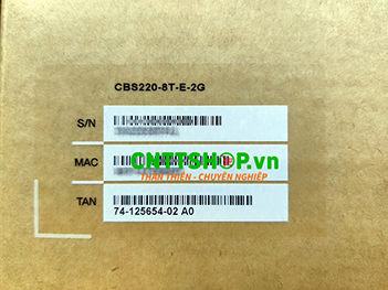 CBS220-8T-E-2G-EU Switch Cisco Bussiness 8 x 10/100/1000, 2 x SFP slots