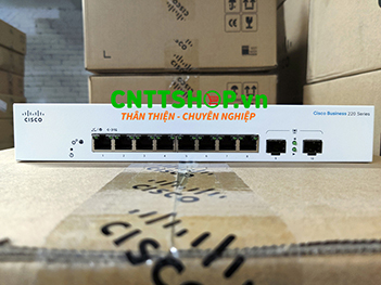 CBS220-8T-E-2G-EU Switch Cisco Bussiness 8 x 10/100/1000, 2 x SFP slots