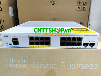 CBS250-16P-2G-EU Cisco 16 Ports PoE+ 120W, 2 Gigabit SFP