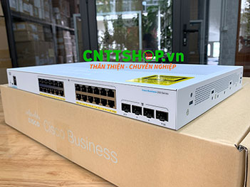 CBS250-24FP-4G-EU Cisco Business 250 24 Ports PoE+ 370W, 4 GE SFP Uplink