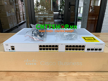 CBS250-24P-4G-EU Switch Cisco 24 PoE+ ports 195W, 4 Gigabit SFP