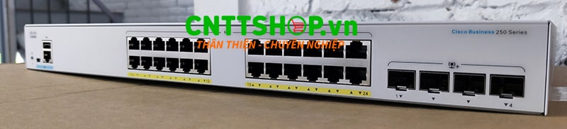 Switch Cisco CBS250-24P-4X-EU