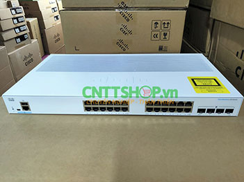 Switch Cisco CBS250-24T-4G-EU 24 10/100/1000 ports, 4 Gigabit SFP