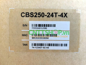 CBS250-24T-4X-EU Switch Cisco 24 10/100/1000 Ports, 4x 10 Gigabit SFP+