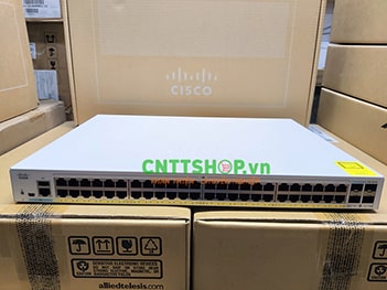 CBS250-48P-4X-EU Cisco 48 Ports PoE+ with 370W, 4x 10GE SFP+ Uplink