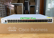CBS250-48PP-4G-EU Cisco 48 10/100/1000 PoE+ ports 195W, 4 Gigabit SFP CBS250-48PP-4G-EU Cisco 48 10/100/1000 PoE+ ports 195W, 4 Gigabit SFP