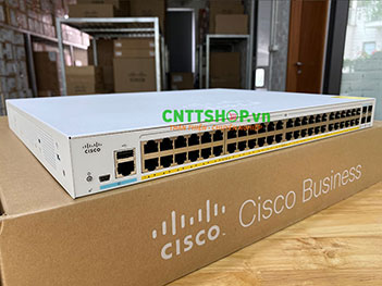 CBS250-48PP-4G-EU Cisco 48 10/100/1000 PoE+ ports 195W, 4 Gigabit SFP