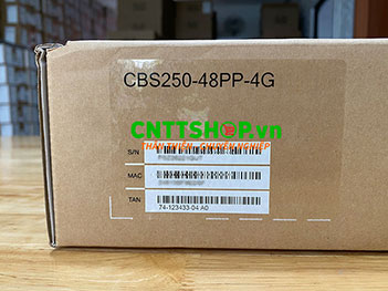 CBS250-48PP-4G-EU Cisco 48 10/100/1000 PoE+ ports 195W, 4 Gigabit SFP