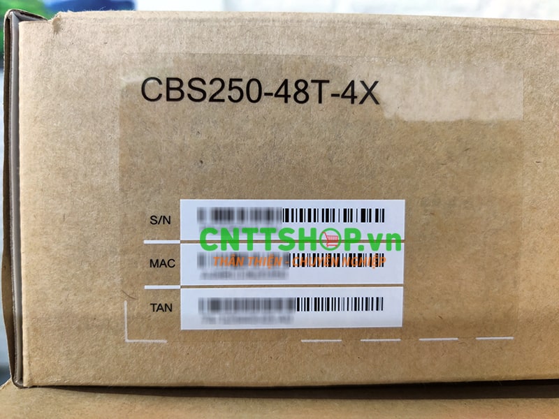 CBS250-48T-4X-EU Switch Cisco 48 10/100/1000 ports, 4 10 Gigabit SFP+ Uplink