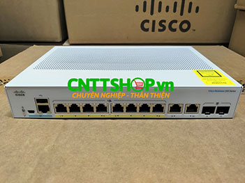CBS250-8PP-E-2G-EU Switch Cisco 8 Ports PoE+ 45W, 2 Combo Uplink
