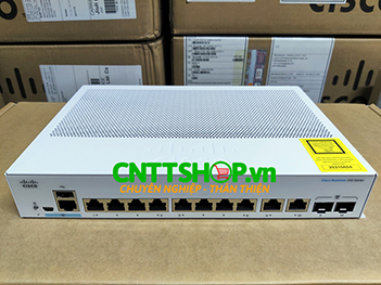 CBS250-8T-E-2G-EU Switch Cisco 8 Ports Gigabit, 2 Combo Uplink