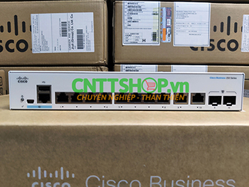 CBS250-8T-E-2G-EU Switch Cisco 8 Ports Gigabit, 2 Combo Uplink