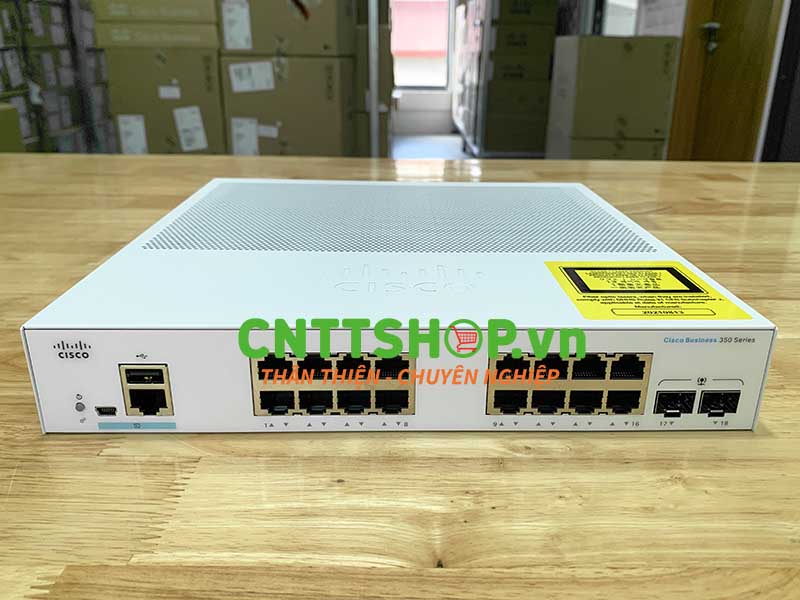 Cisco Business 350 Series CBS350-16T-2G 16x10/100/1000 ports