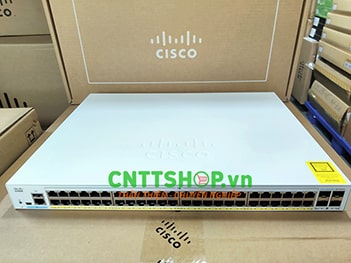 CBS350-48FP-4G-EU Cisco Business 350 Series 48X10/100/1000 ports full PoE+.