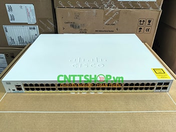 CBS350-48FP-4X-EU Cisco Business 350 Series 48 ports full PoE+, 4x10 Gigabit SFP+