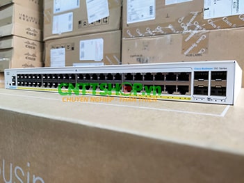 CBS350-48P-4X-EU Cisco Business 350 Series 48 ports PoE+, 4x10 Gigabit SFP+