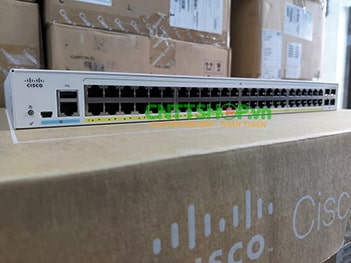 CBS350-48P-4X-EU Cisco Business 350 Series 48 ports PoE+, 4x10 Gigabit SFP+