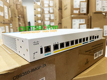 CBS350-8MGP-2X-EU Switch Cisco 6 Port 1G PoE+, 2x 2.5G PoE+ 124W