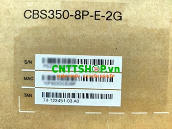 CBS350-8P-E-2G-EU Cisco Business 350 Series 8 gigabit PoE+ ports, external power.