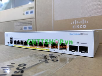 CBS350-8P-E-2G-EU Cisco Business 350 Series 8 gigabit PoE+ ports, external power.