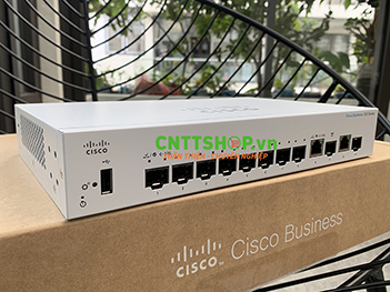 CBS350-8S-E-2G-EU Switch Cisco 8 Ports quang SFP, 2 Gigabit combo Uplink