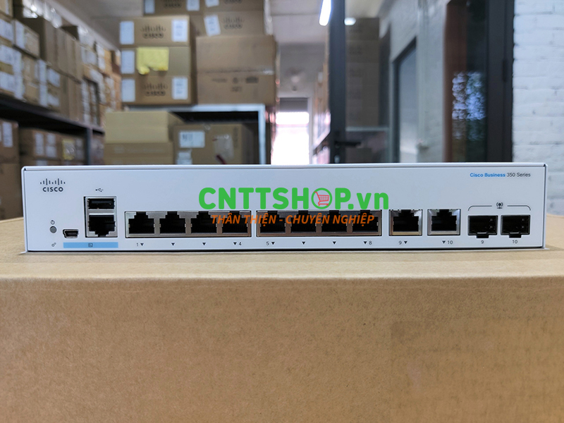 NUOVO Cisco CBS350-8T-E-2G-NA 350 CBS350-8T-E-2G Ethernet Switch CBS350 gestiti 