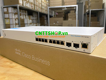CBS350-8XT-EU Cisco switch 6 x 10G copper, 2 x 10G Copper/SFP+ combo