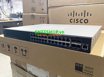 SX350X-24-K9-EU Cisco 24-Port 10GBase-T Stackable Managed Switch
