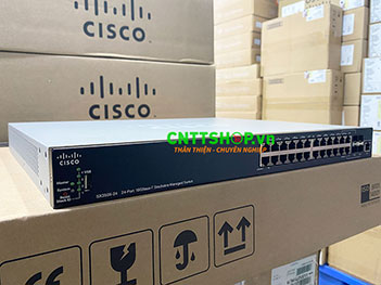 SX350X-24-K9-EU Cisco 24-Port 10GBase-T Stackable Managed Switch