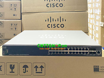 SX350X-24-K9-EU Cisco 24-Port 10GBase-T Stackable Managed Switch