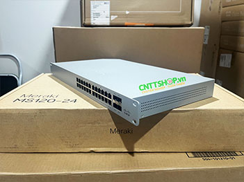 MS120-24-HW Switch Cisco Meraki MS120 with 24 Ports GE, 4 GE SFP Uplink